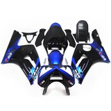 0176 Fairing Kawasaki Ninja Zx6R Zx-6R 03 04 2003 2004 Cowling Elf Black Blue